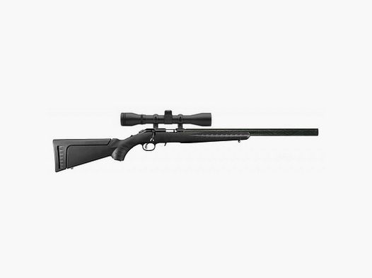 RUGER PACK CUSTOM SILENCE AMERICAN RIMFIRE 22LR 56CM SCHWARZ ZIELFERNROHR 3-9X40 FUTTERAL