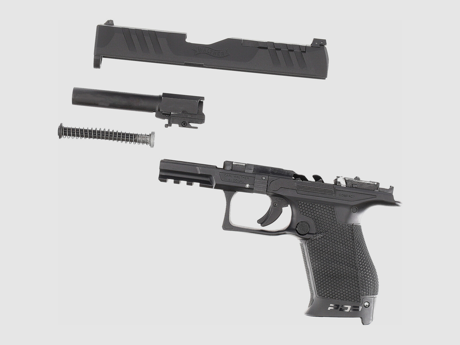Walther PDP Compact 4" GBB Pistol Airsoft in Nero | VfC