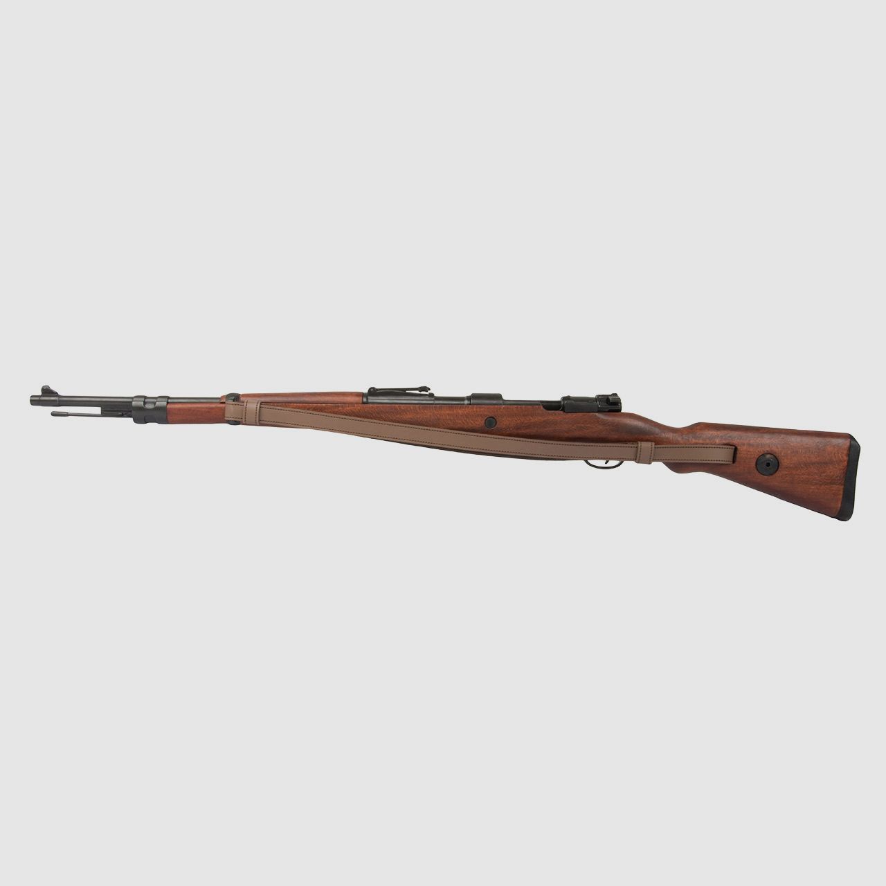 Deko Gewehr Karabiner Mauser 98 K 1935 Zweiter Weltkrieg mit Ledergurt LĂ¤nge 110 cm
