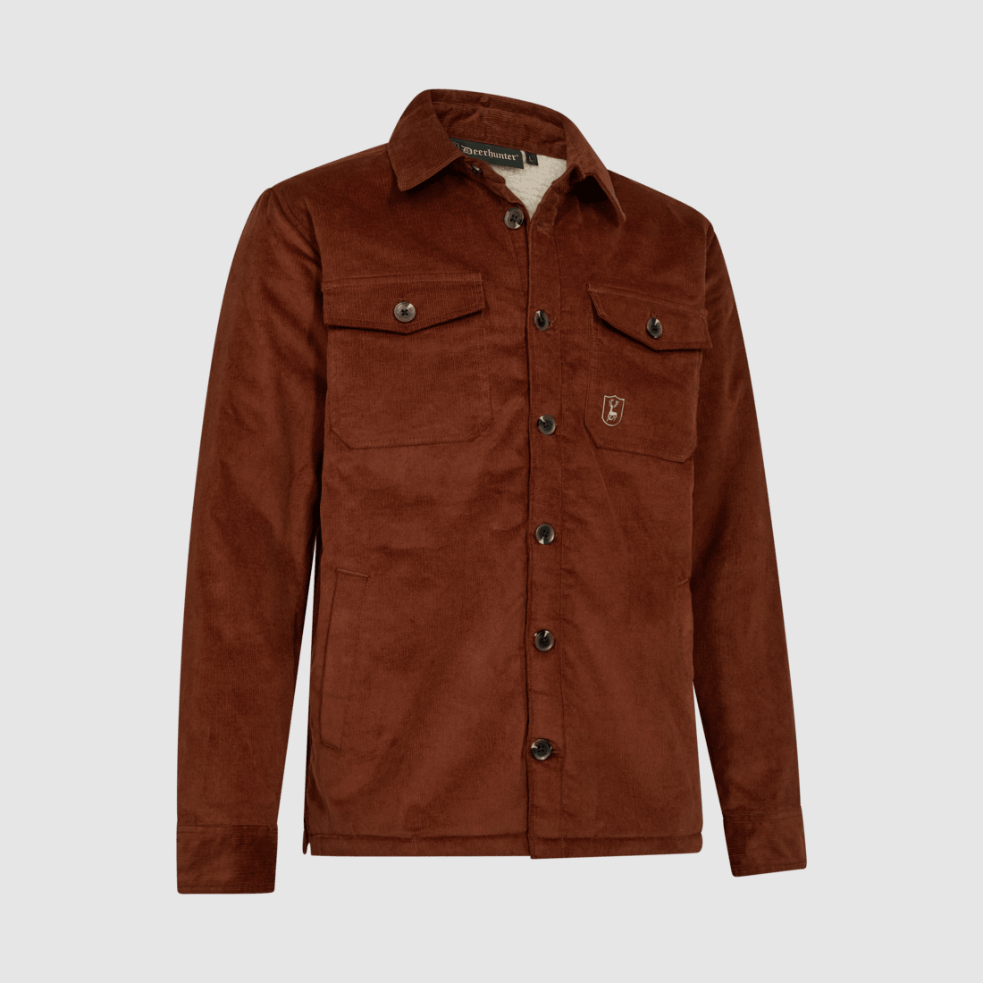 Deerhunter Sherpa Lined Corduroy Jacket Men Rustleaf S