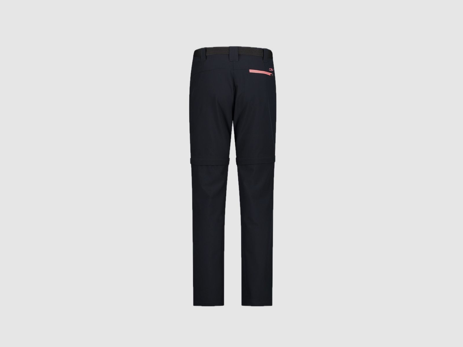 Pantalon de trekking à zip pour femmes CMP anthracite orchidé