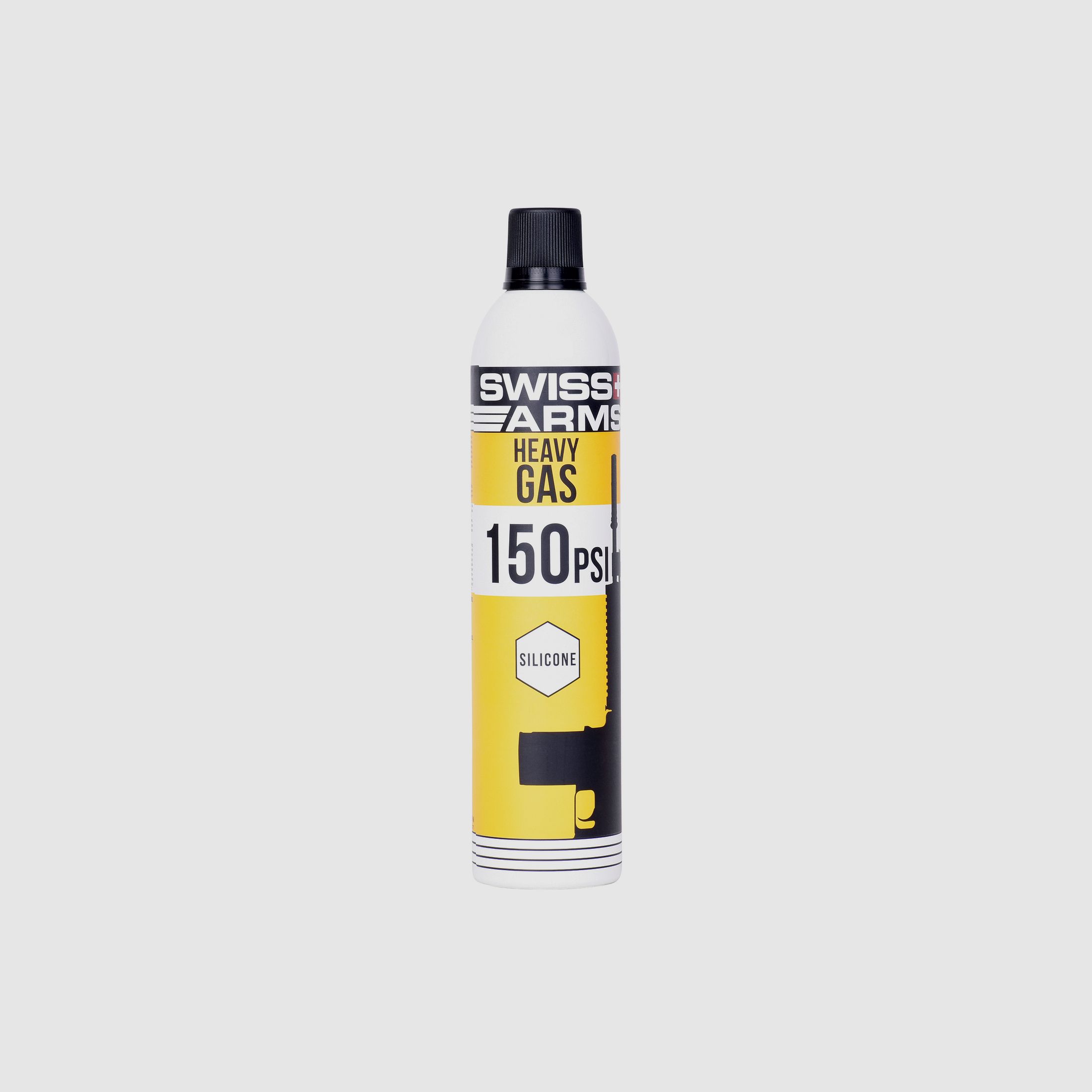 Swiss Arms Heavy Gas 600 ml silikonhaltig - Airsoft