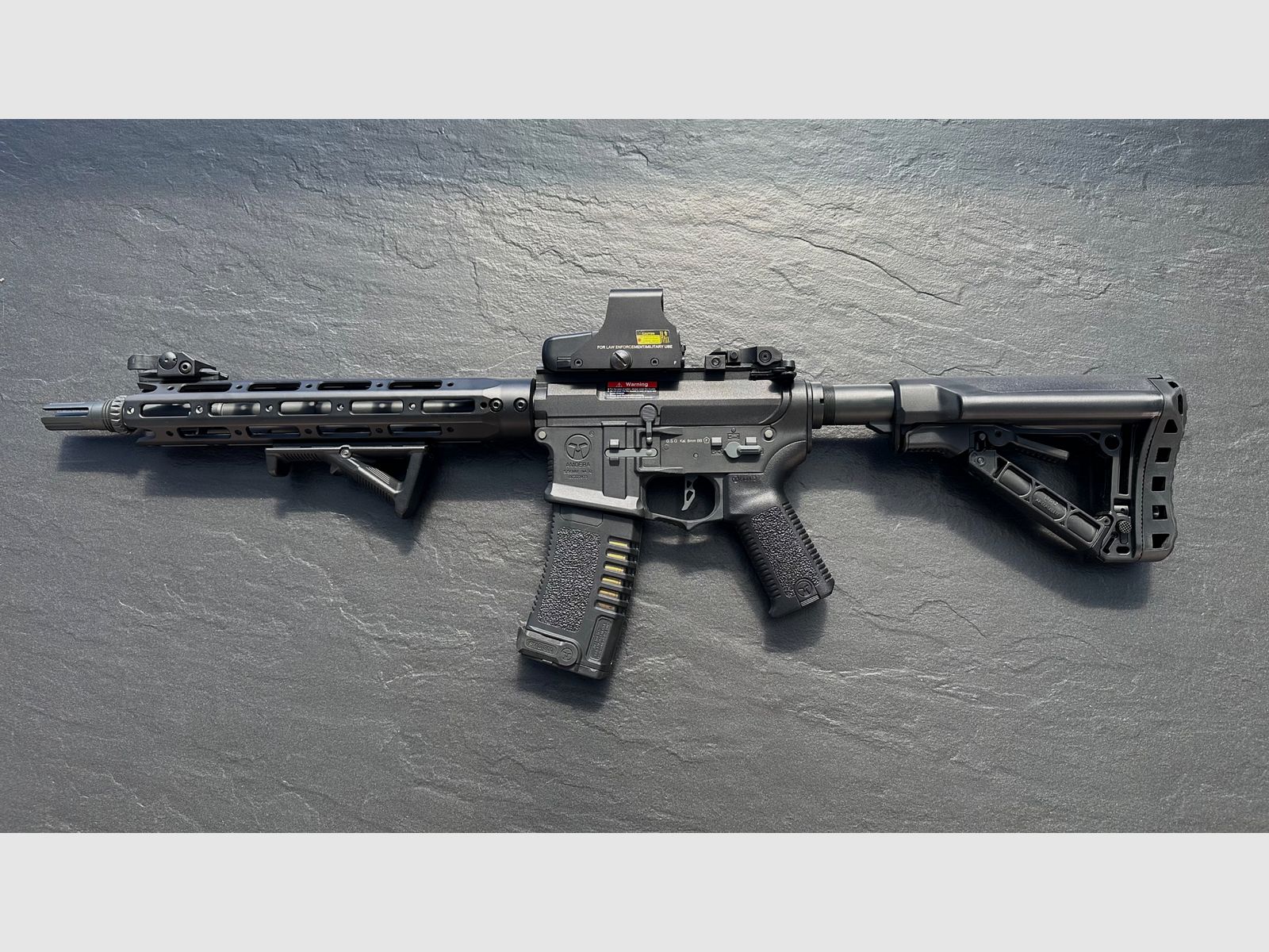 S-AEG complete set, like new (Ares Amoeba AM-009-BK)