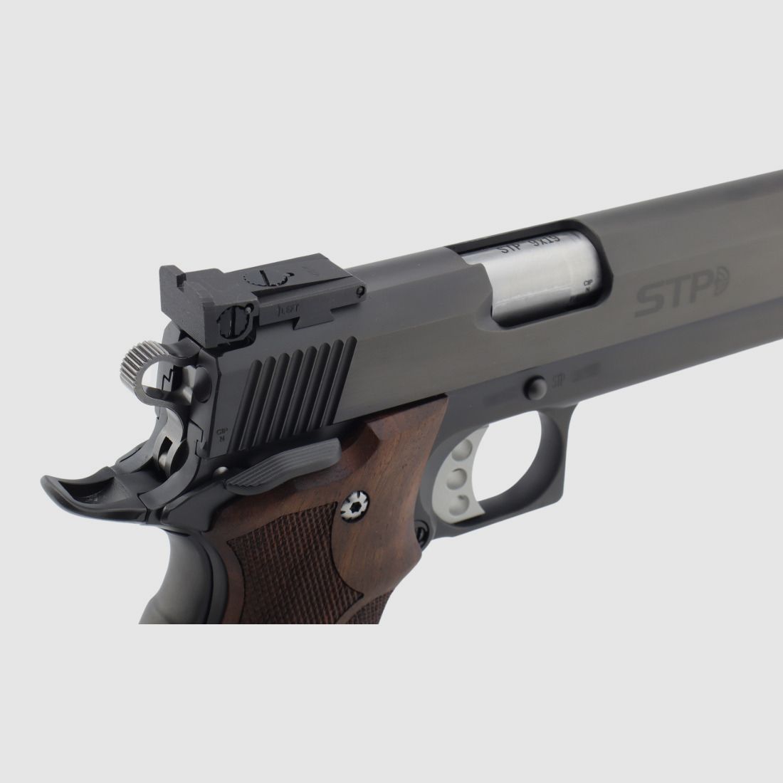 STP TM 9 BOMAR 6.0 Target Master Longslide Matchpistole Made in Germany mit Nill-Griff