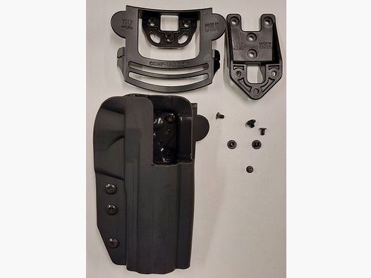 COMP-TAC HK SFP9L COMP-TAC International KYDEX Holster rechts schwarz (Gürtel, Paddel, Drop Offset)