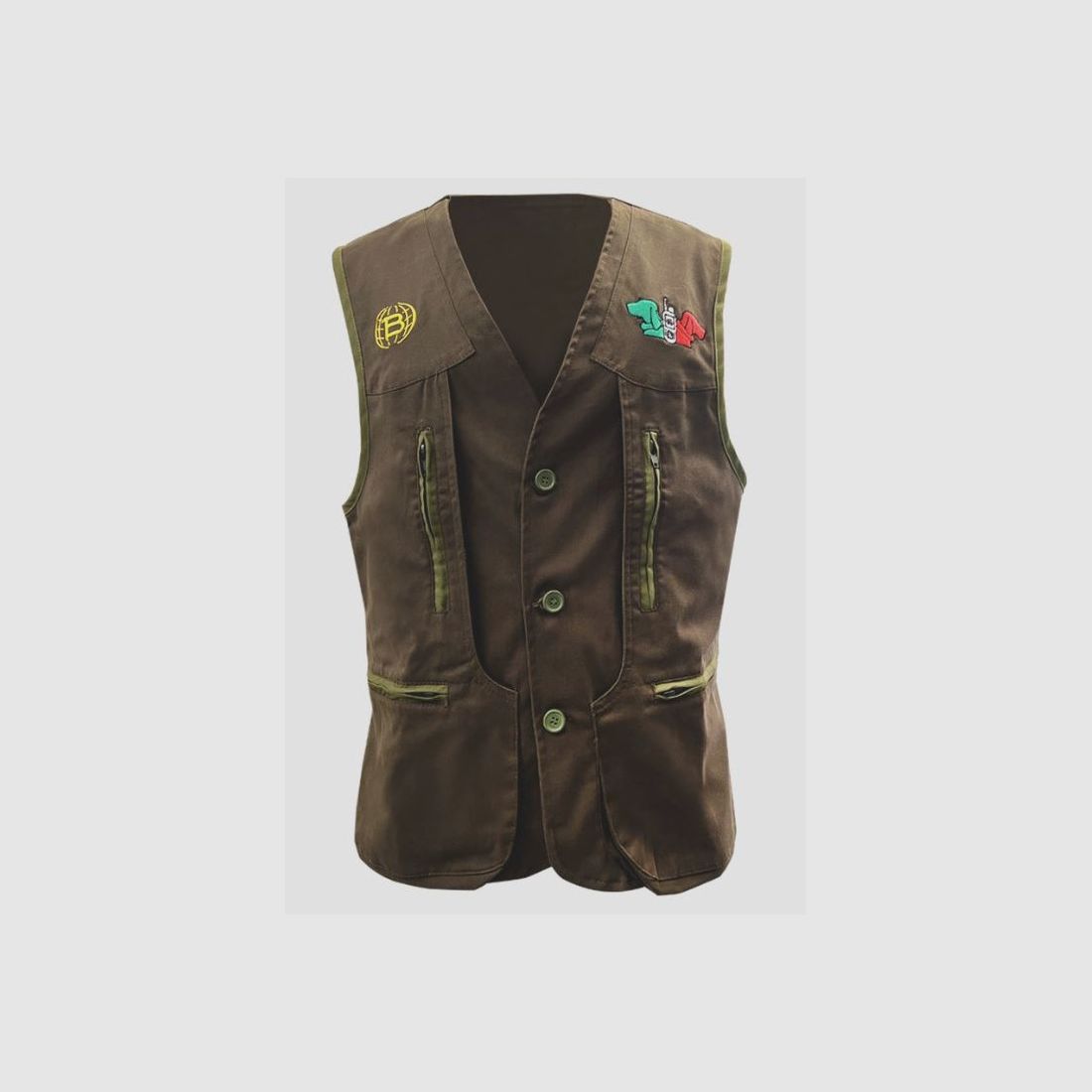 Hondentrainingsvest Bitrabi groen model COMPETITION, afbeelding 2 van 3