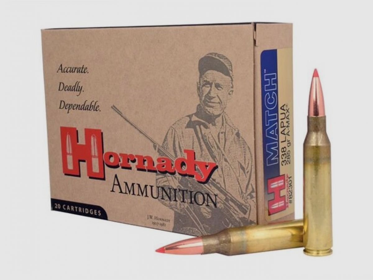 .338 Lapua Mag Match A-MAX 18.46g / 285gr