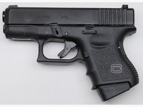 Glock 26 pistol caliber 9mm Luger
