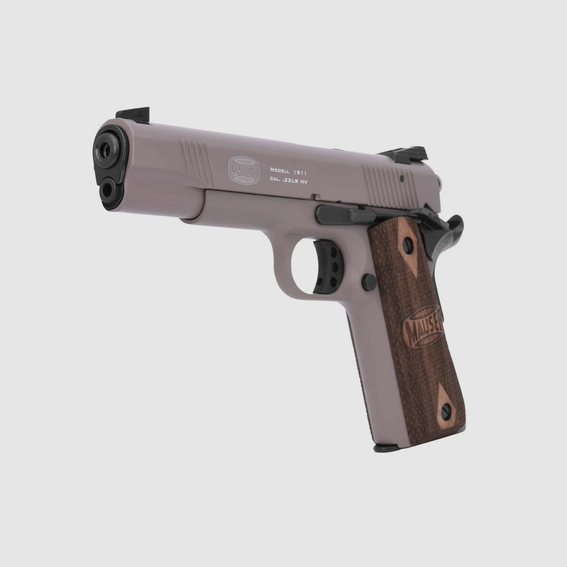 Mauser 1911 US TAN 5″ – Walnuss – .22lr., Bild 3 von 5