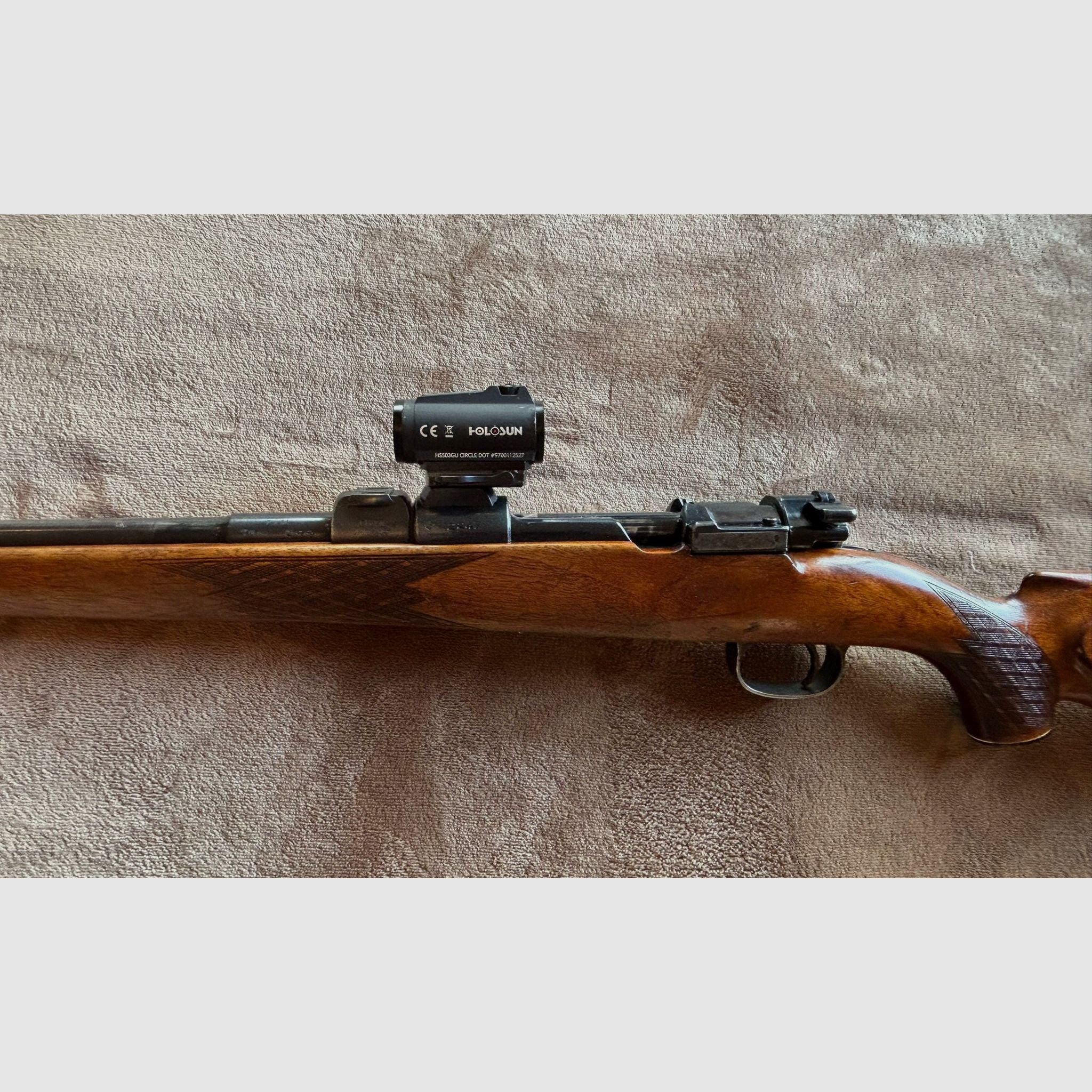 Mauser 98 Drückjagd/Nachsuche 7x64 Aimpoint Holosun Tolle Kombi Rarität!
