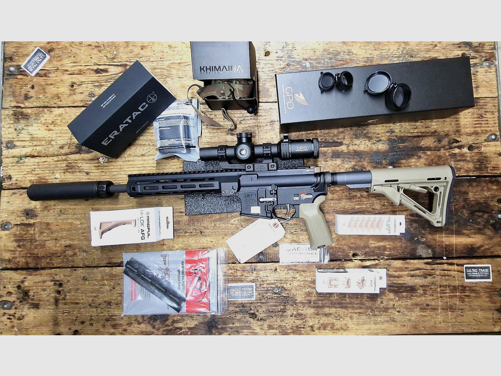 Kombi-Angebot: AR15 LMT DEFENSE, Modell MARS, BASEL civil, .223Rem