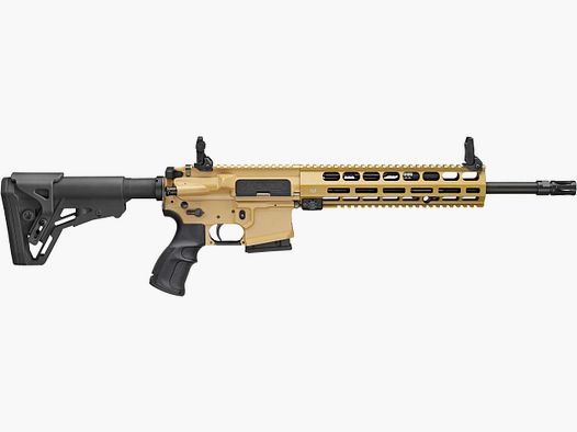 Haenel CR 223 M-LOK Handguard Barrel Length 368 mm | Direct Trigger | Long Handguard | Sand Color | Not Sport Approved, Cal. .223 Rem.