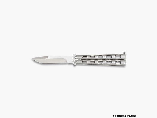 COLTELLO A FARFALLA – ALBAINOX – BUTTERFLY STAINLESS 10,2cm