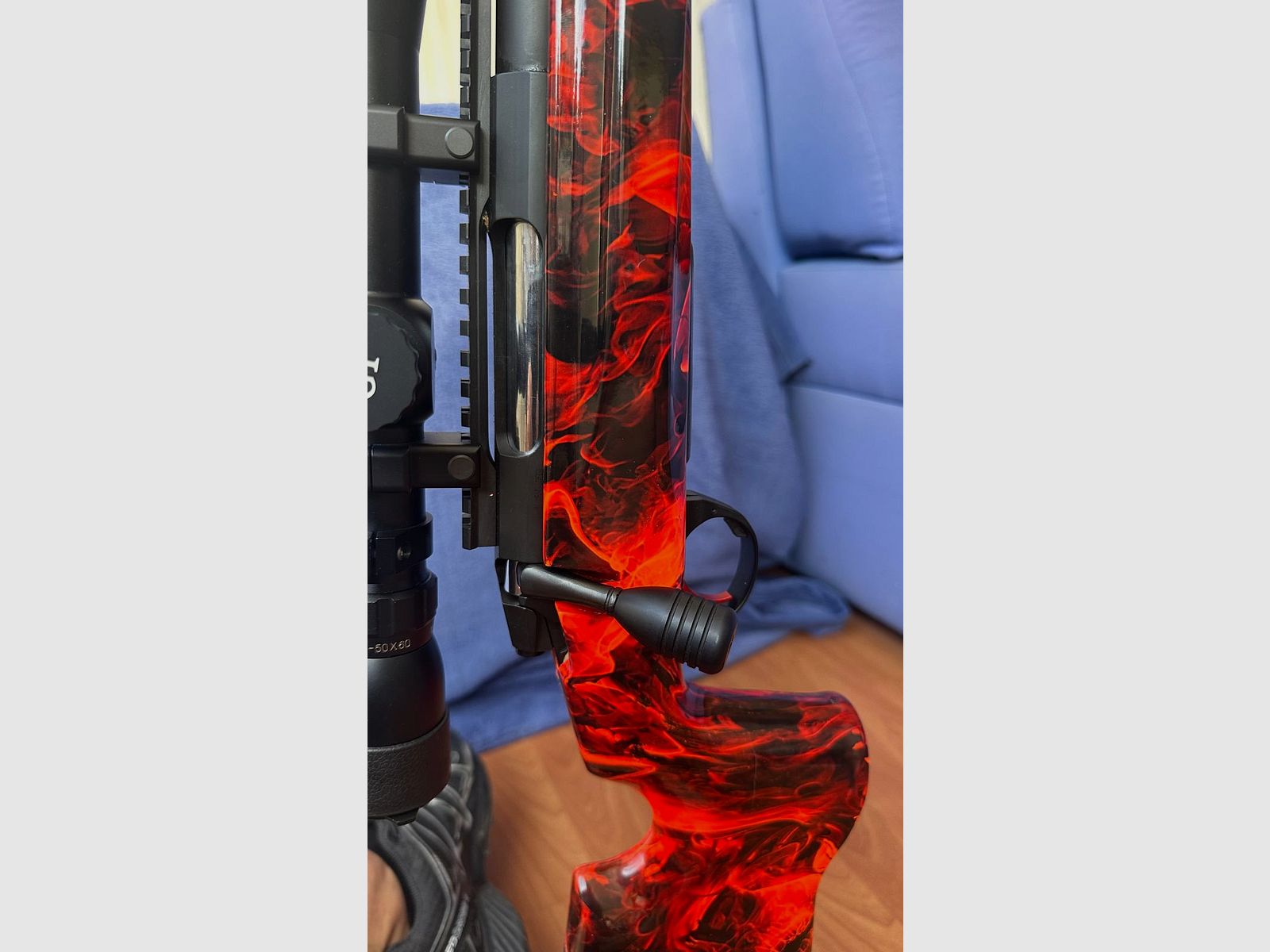 (M.G.) BÜCHSE MIT ZUGVERZÖGERUNG SABATTI TLD RED KAL. 6.5X47 LAPUA MIT OPTIK, Bild 2 von 7