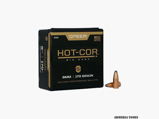 RELOADING BULLETS – SPEER – HOT-COR 8MM | 170GR .323″ SEMI-SPITZER SP (100PCS) -2283