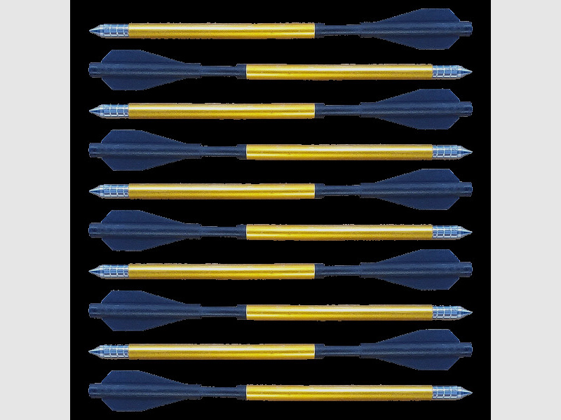 ALU - PIJLEN VOOR PISTOOL KRUISBOOG - 6,5" - 10 STUKS - SOBEK-GESCHIKT