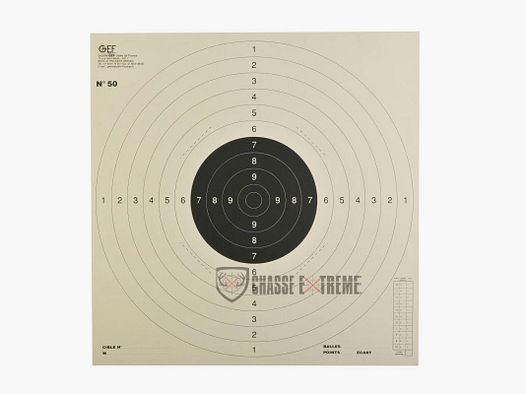 Cible C50 53×53 Pièce