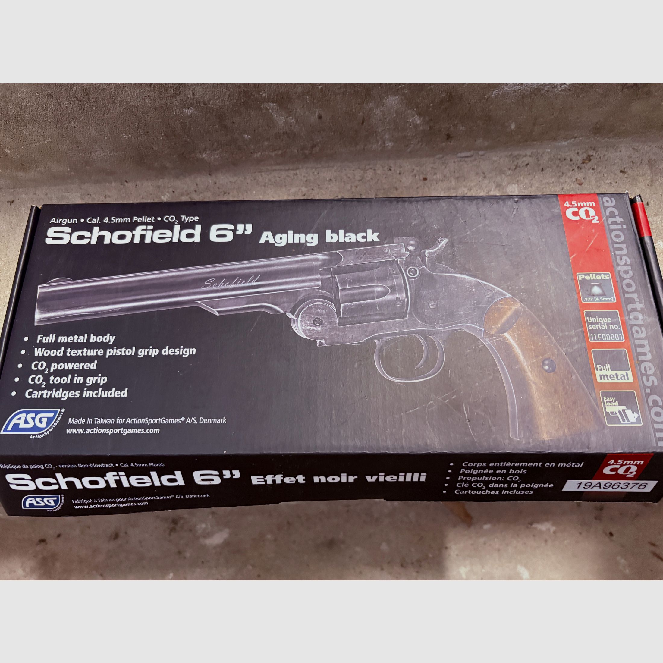 Schofield, ASG Revolver, CO2 Diabolo