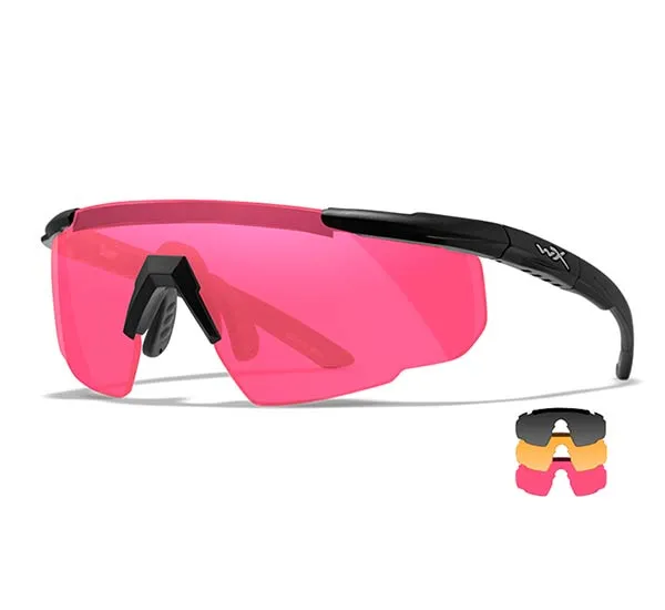 Lunettes Wiley X SABER ADV Smoke / Rust / Vermilion Matte Black Frame, image 1 sur 3