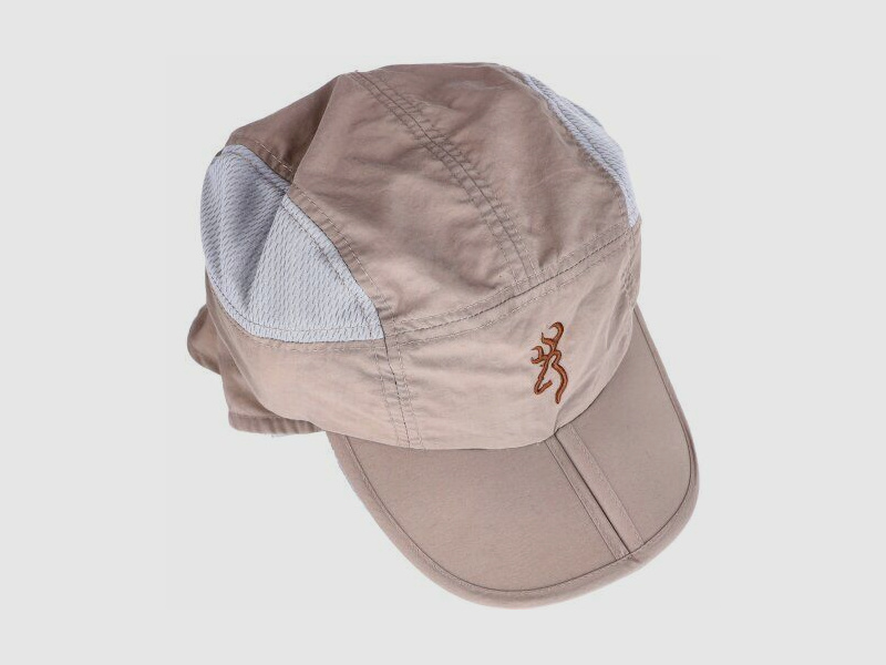 Browning Basecap Savannah khaki lekki z ochroną szyi