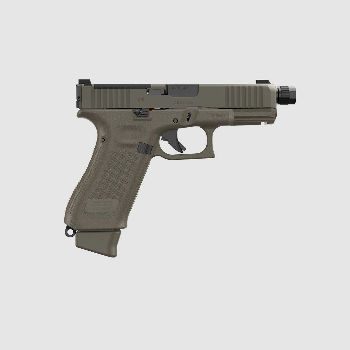 GLOCK pistolet Mod. 45 Gen5 Hunter MOS 9mm Luger, image 3 sur 4