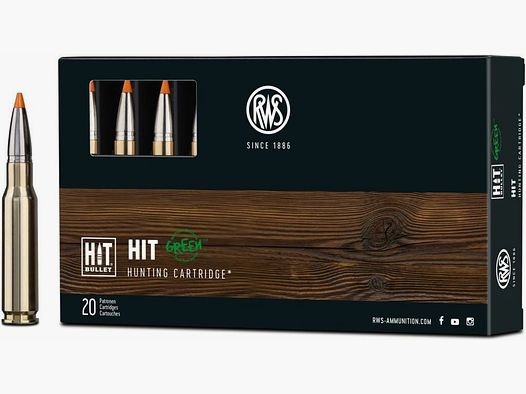 RWS HIT GREEN 10,7g/165grs - 20szt.