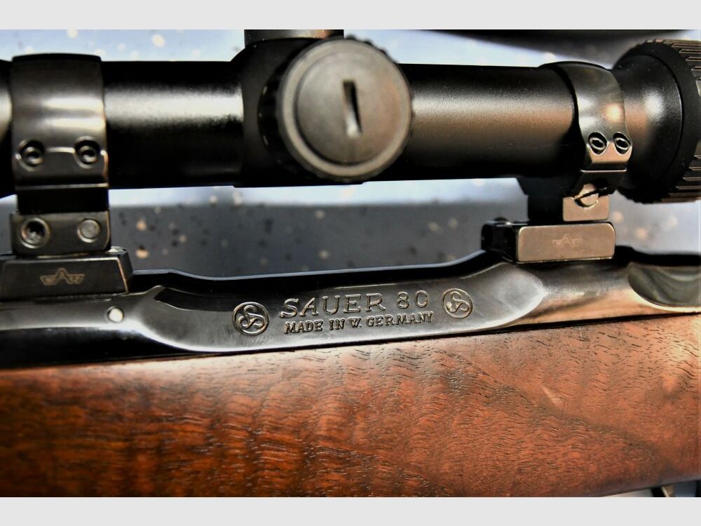 Sauer & Sohn mit Meopta ZF und EAW Montage	 Sauer 80