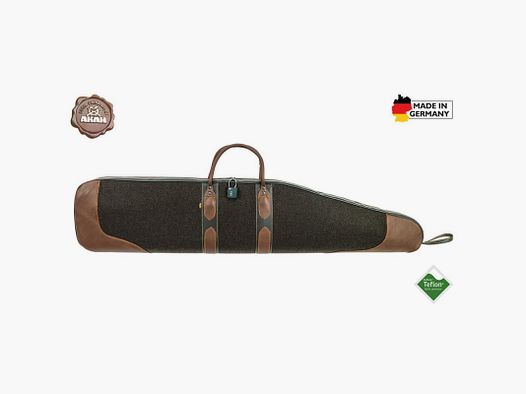AKAH étui en loden avec cuir d'élan