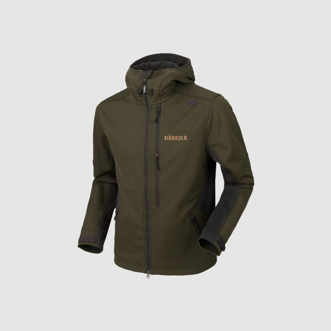 Härkila Lagan jacke Willow green/ Deep brown Größe: 46