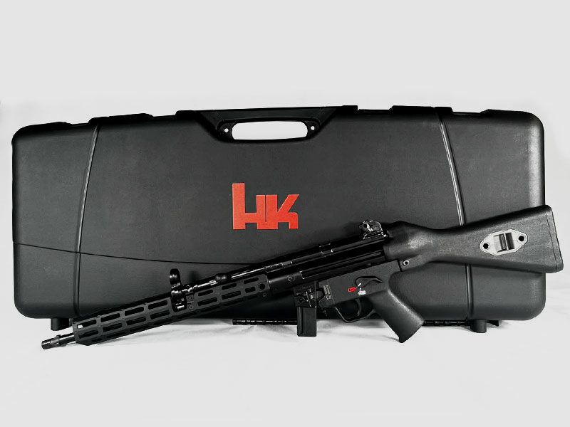 Heckler & Koch SP5L 9mm Selbstlader mit langem M-LOK Handschutz