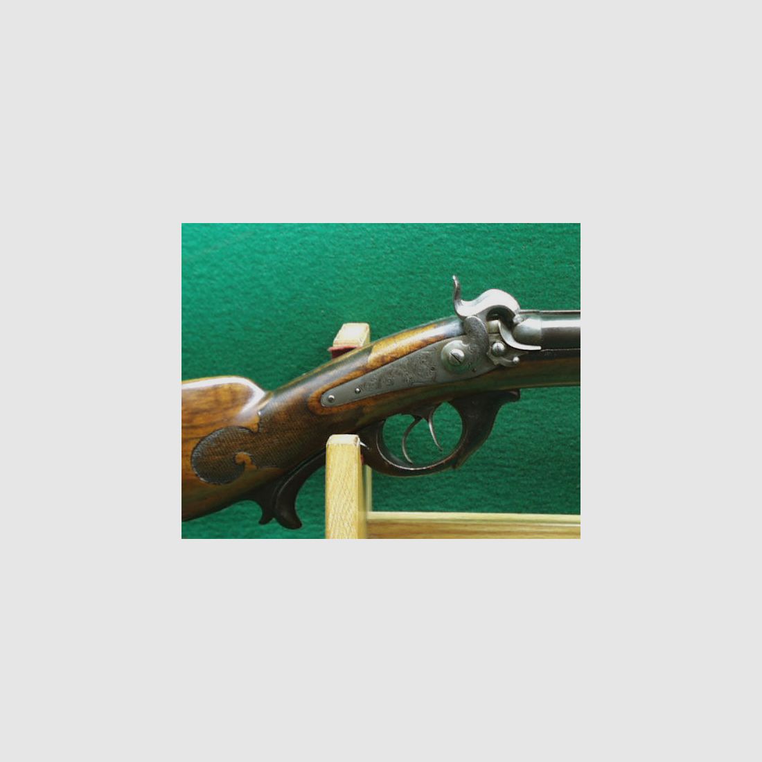 Jacob Wunderlich double-barreled percussion gun