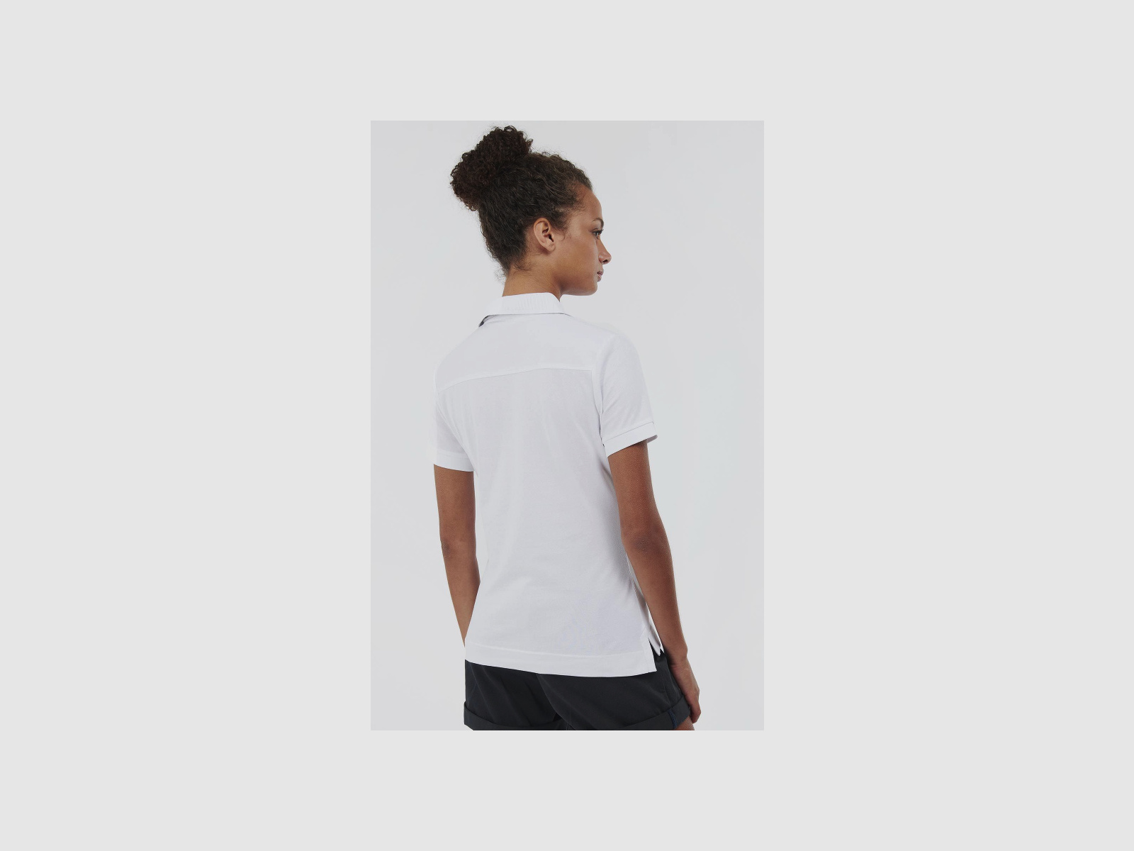 BARBOUR Portsdown Top Poloshirt White/ Silver Birch