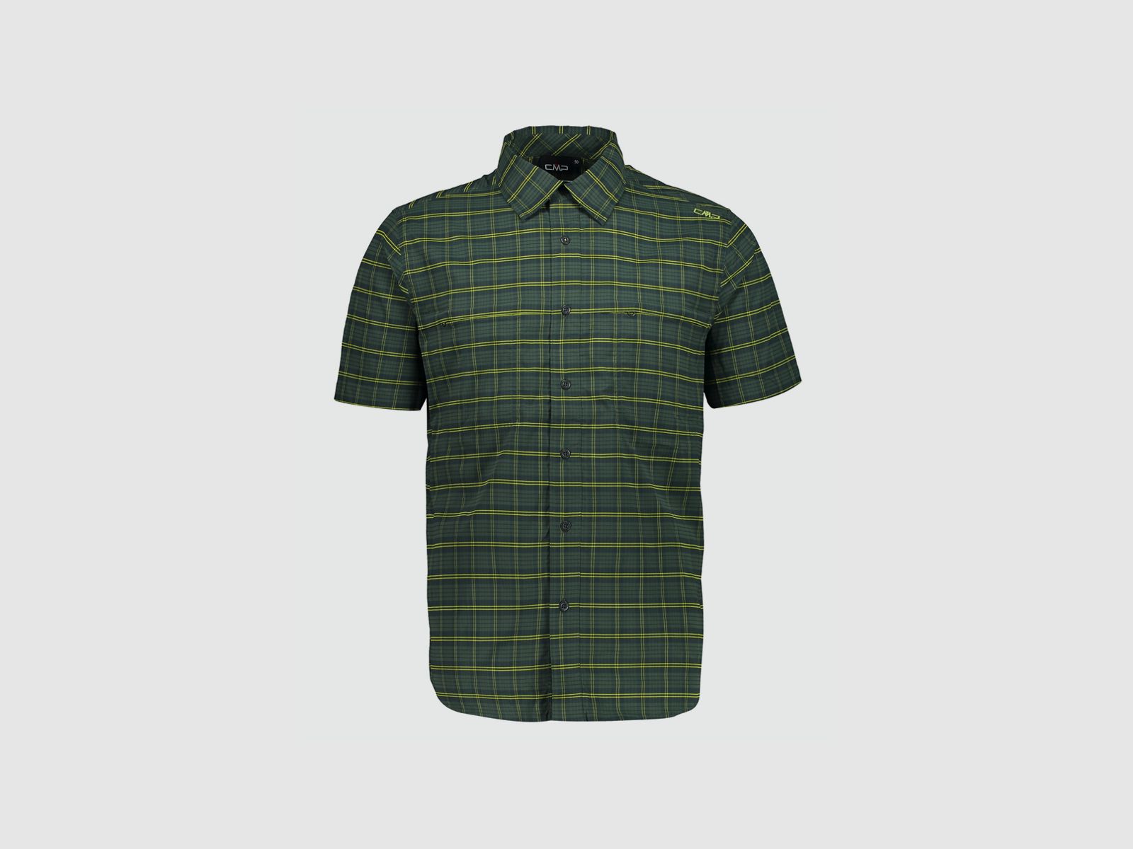 CMP Man Shirt Grün Karo