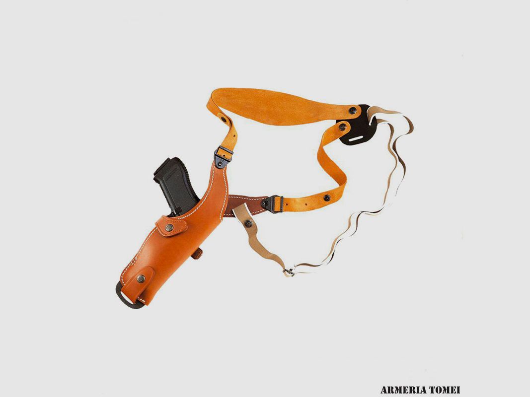 VEGA HOLSTER – VERTIKALE LEDER-INNENFUTTER-HOLSTER | FÜR M/Auto 3 1/2″ – BERETTA 82/84 – NANO – CZ 83, Bild 1 von 2