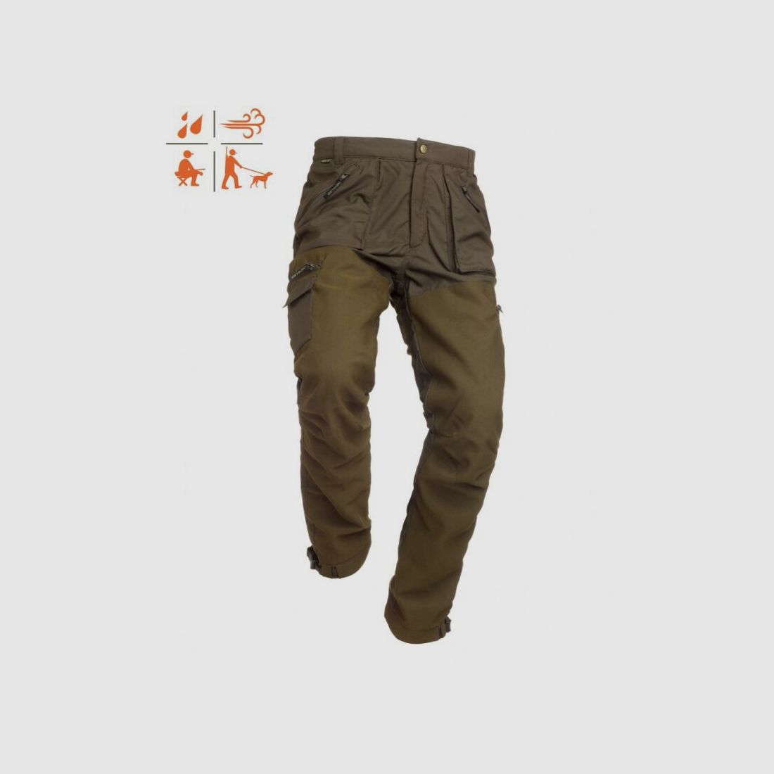 Chevalier Damen Hose Rough GTX Grün