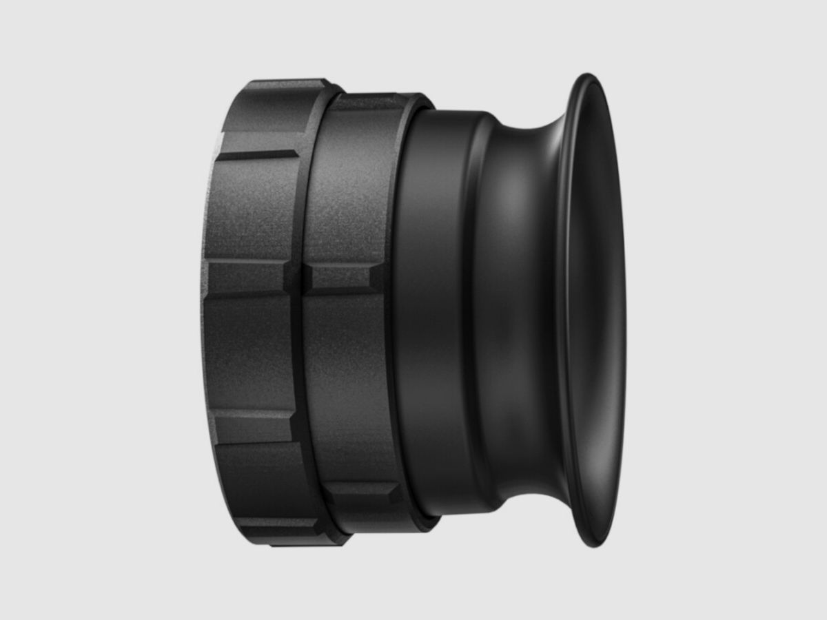 Hikmicro Thunder 3.0 eyepiece with 2.3x magnification for upgrade from clip-on to handheld (rubber eyecup, eyepiece) (M52x0.75 thread), image 1 of 2