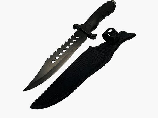 Jagd Survival Buschmesser mit Nylon Scheide