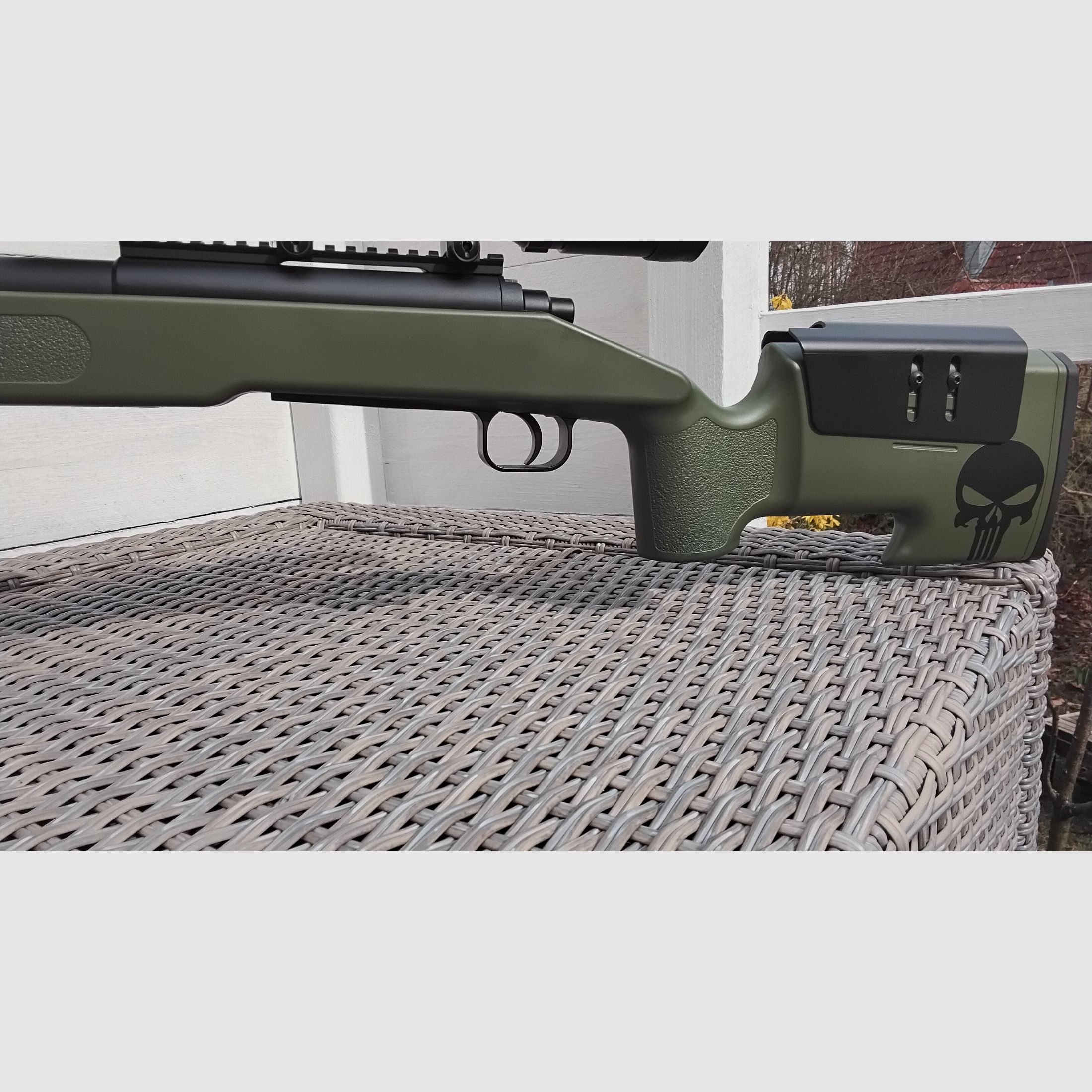 ASG McMillan M40A3 Sportline Karabin snajperski Bolt Action Springer 6mm BB Oliwkowy Marynarka Wojenna