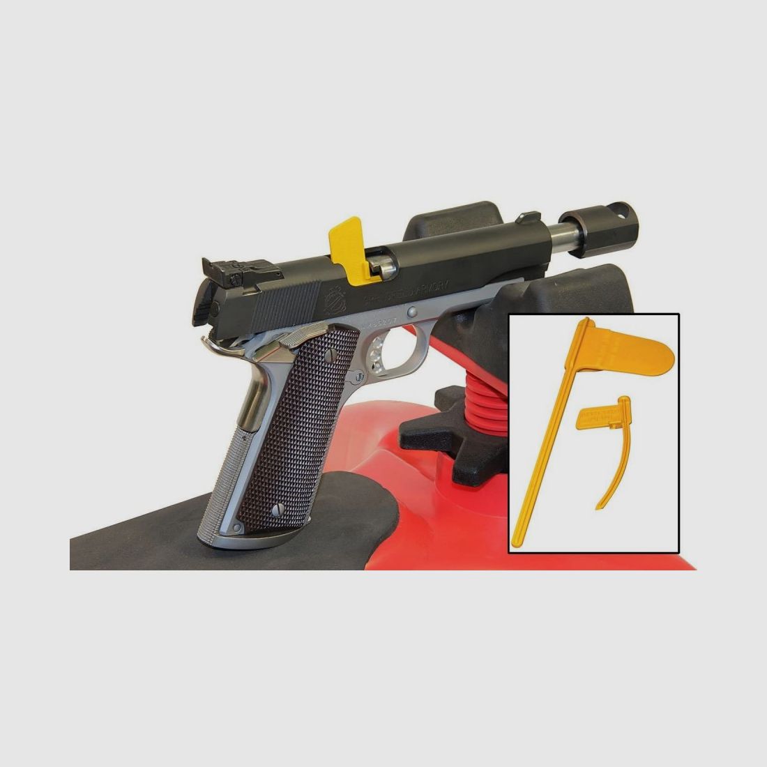 MTM - Bandiera per pistola e fucile, unisex, colore giallo CFP, taglia unica, immagine 2 di 3