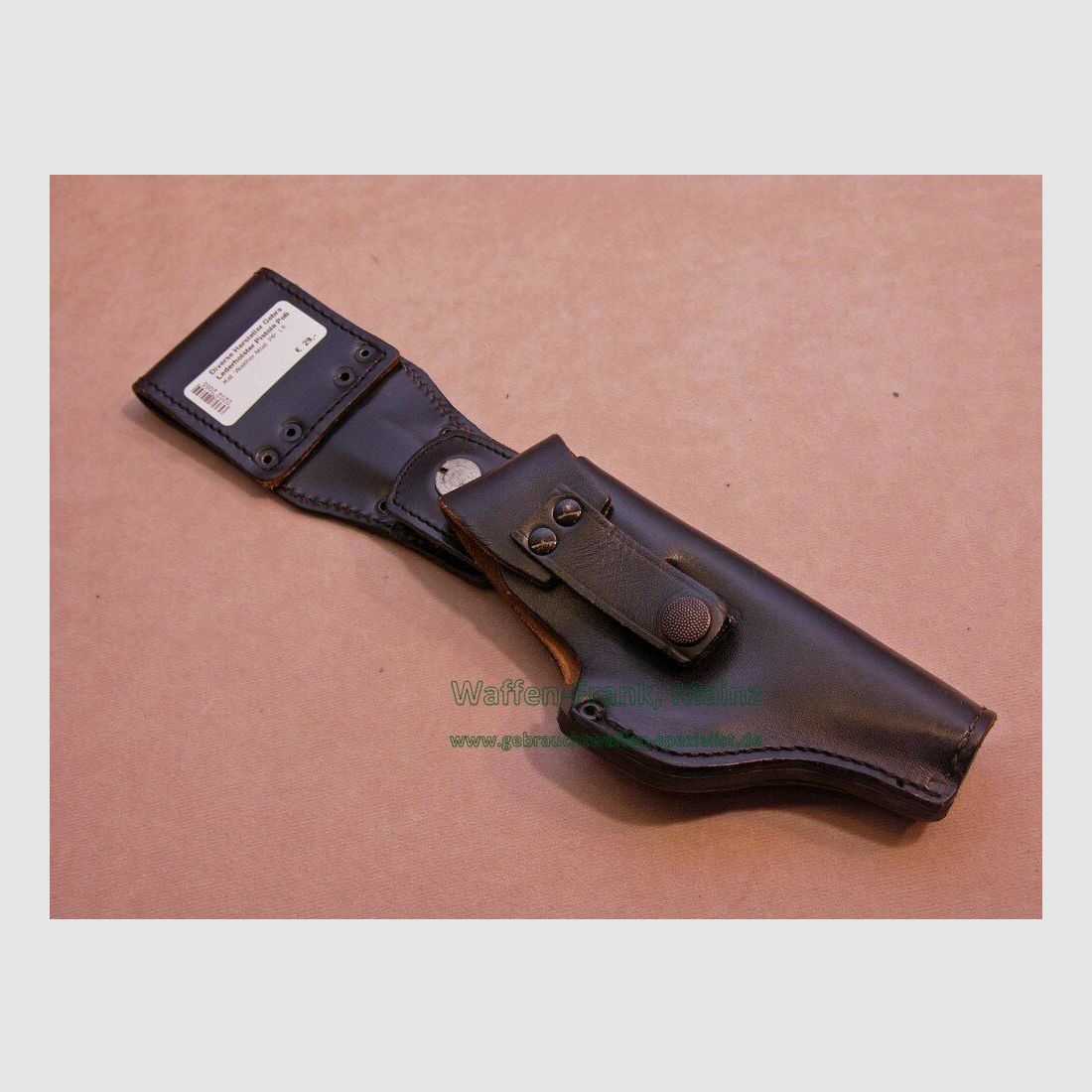 Diverse fabrikanten leren holster pistool politie Walther Mod. PP
