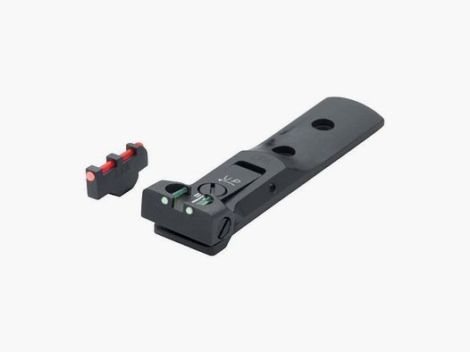 Hausse Réglable et Guidon LPA pour S&W 6xx - Insert Fibre Optique