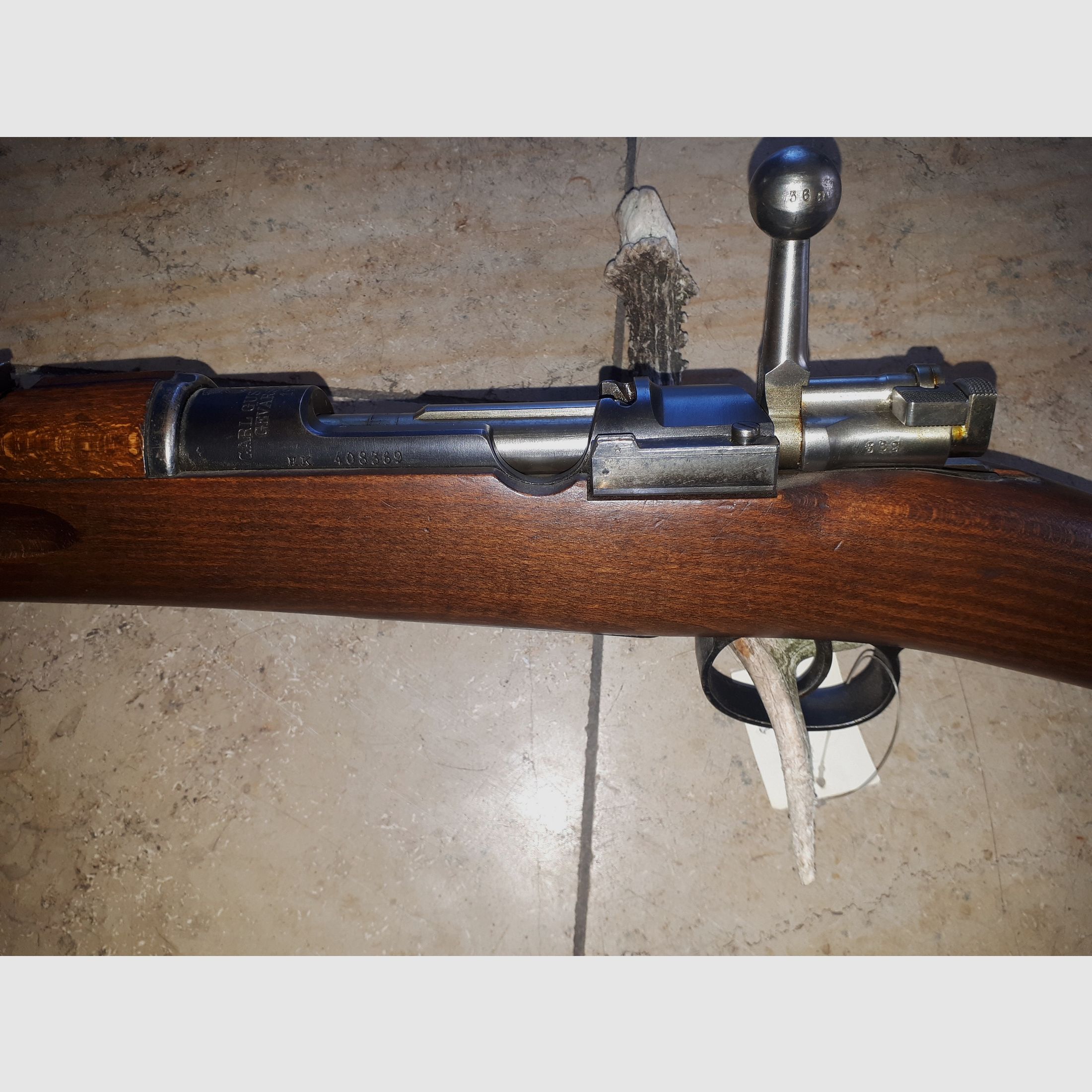 Mauser sueco M96 en calibre 6,5x55.