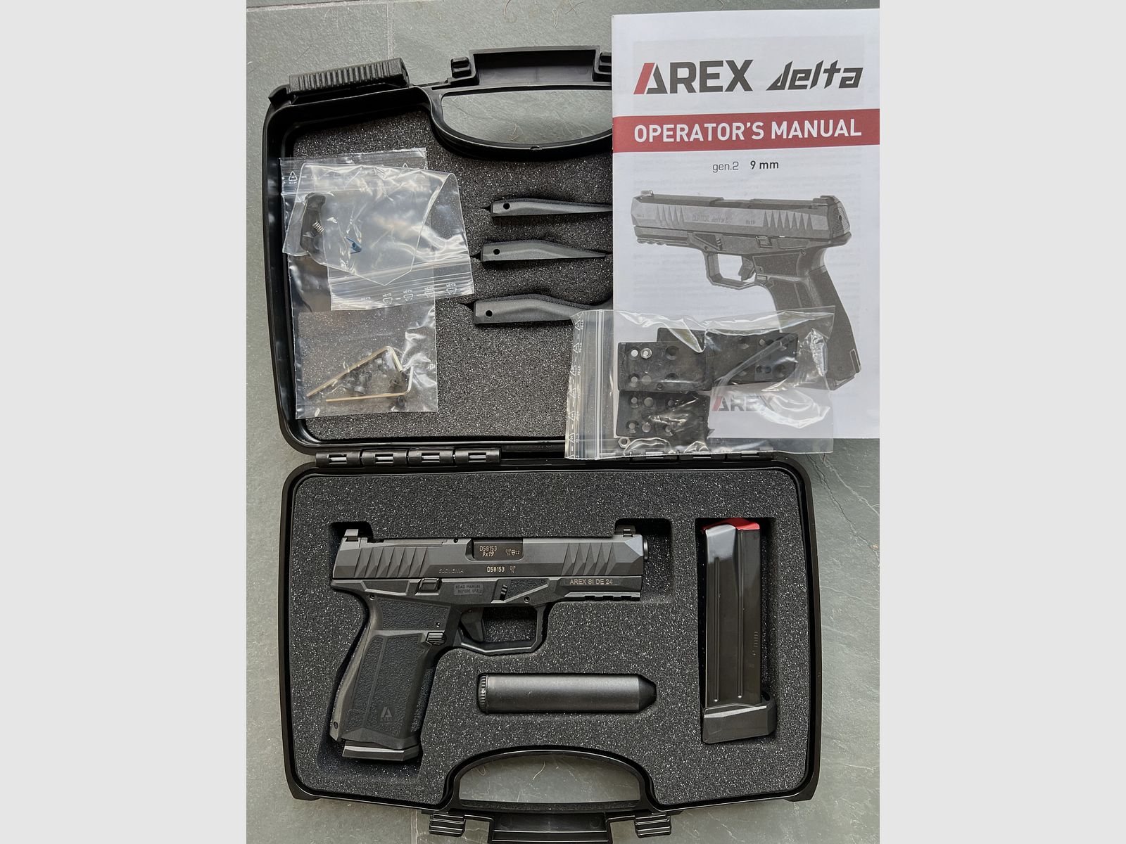 AREX Delta 2 (Gen 2) M O 4" (preparado para óptica)