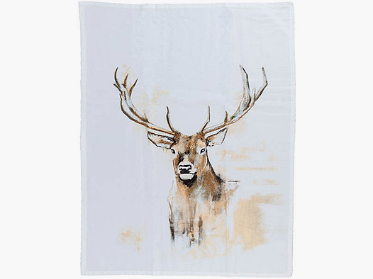 AKAH Geschirrtuch Hirsch 50x70 cm