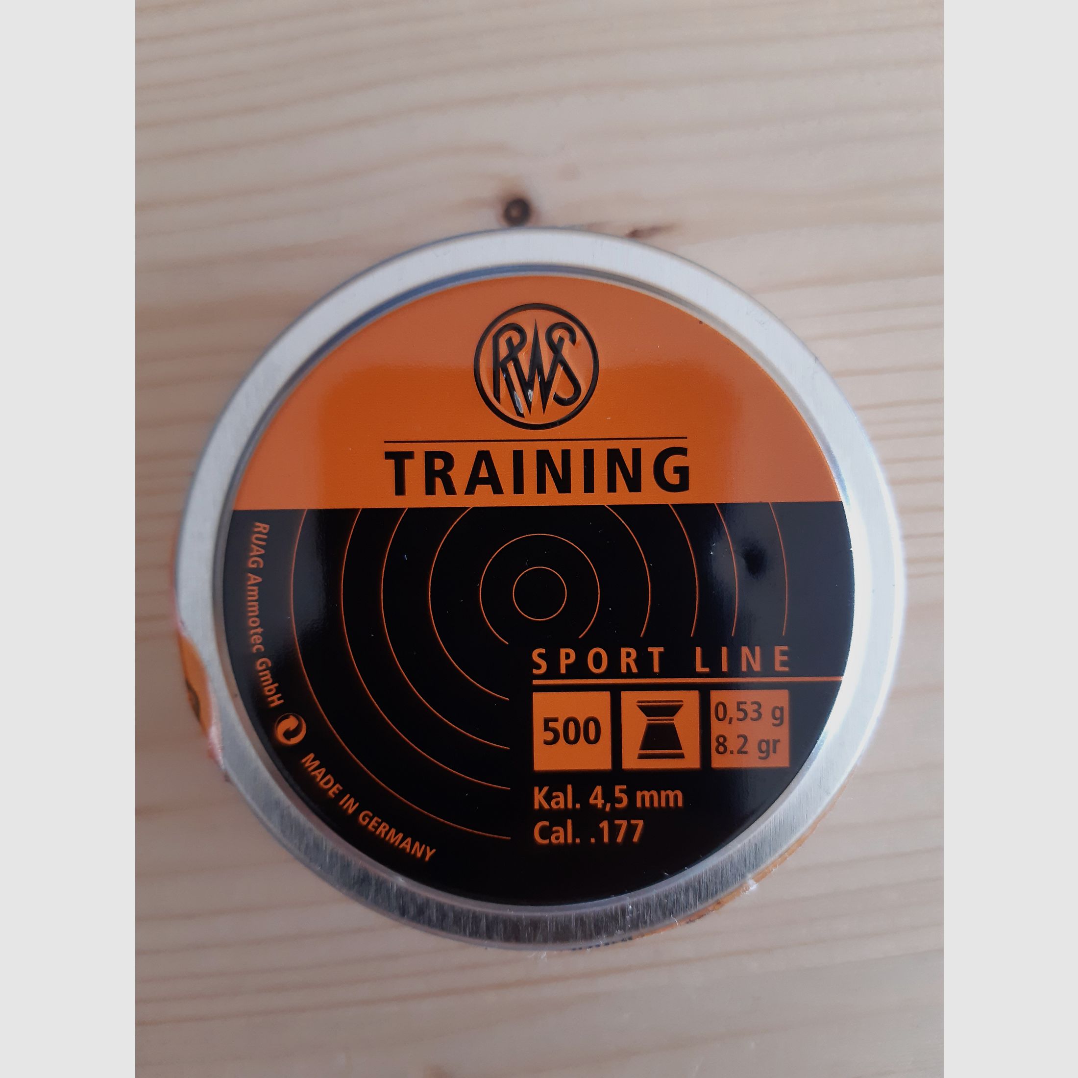 RWS Training  Diabolo Sport Line, 4,5mm, 3.500 Schuss