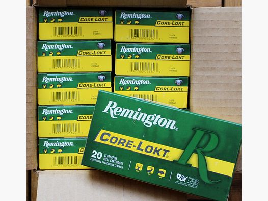 Remington Kal. .308 Win 180 Grain, Core Lokt PTD SP 200 Schuß ein Los