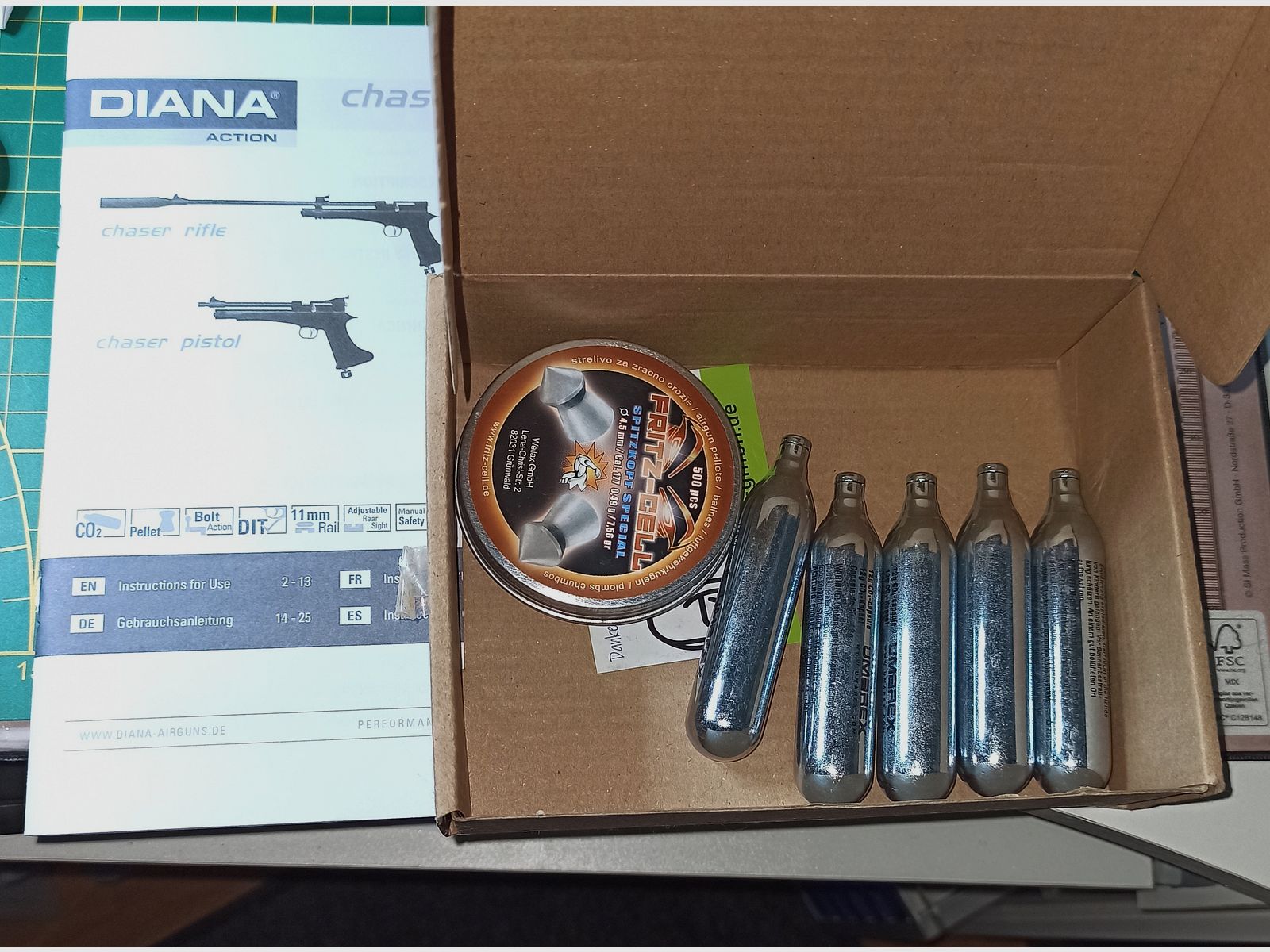 *RESERVIERT* Diana Chaser Rifle Set mit viel Zubehör 