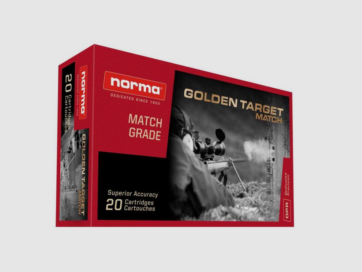 CARTOUCHE NORMA .308WIN 10.0G 155GR GOLDEN TARGET X20