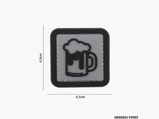 PATCH – 3D PVC BIRRA GRIGIO #7099
