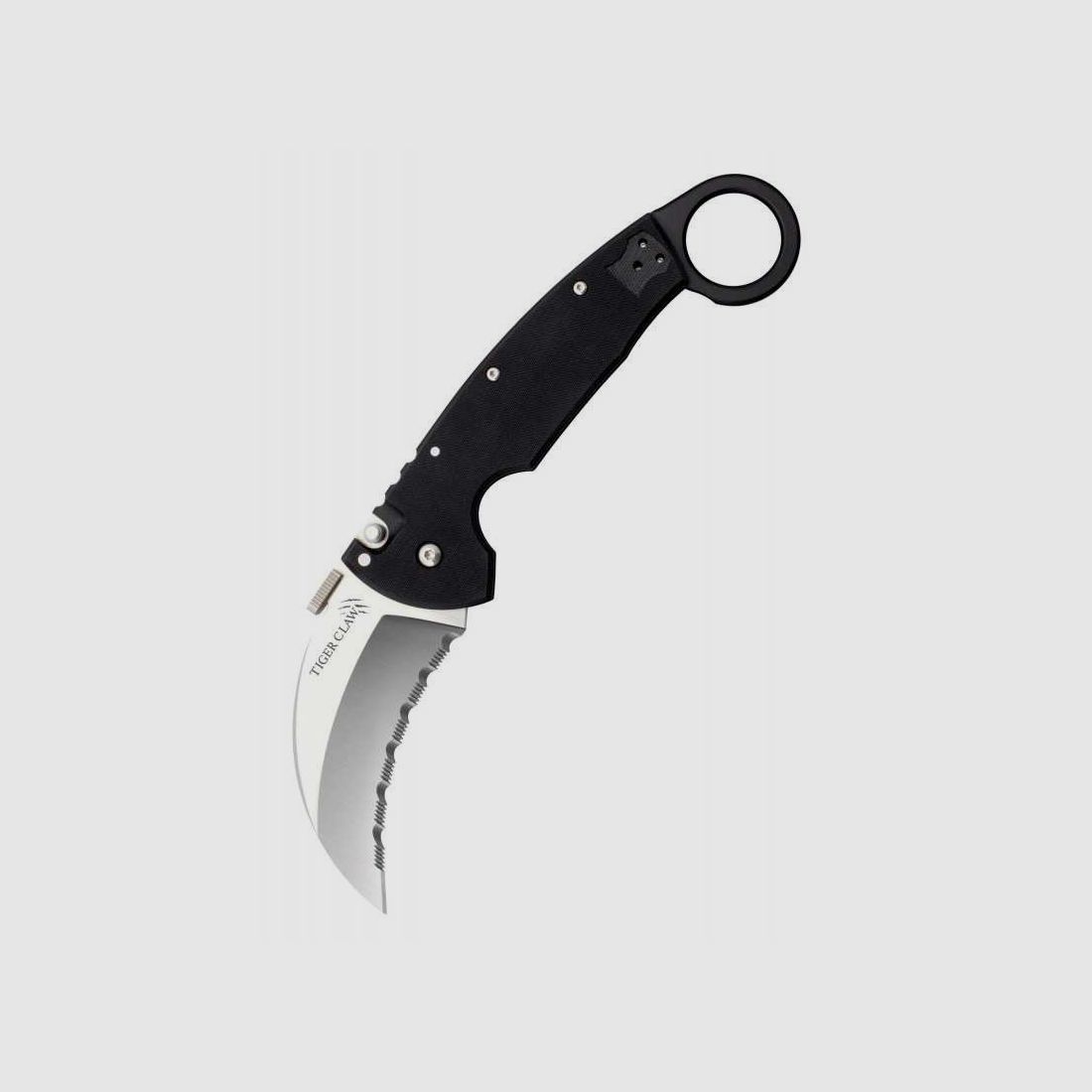 Cold Steel Tiger Claw Taschenmesser, Wellenschliff, CTS XHP